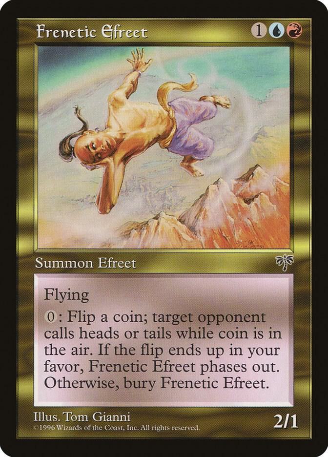 Frenetic Efreet card from Mirage