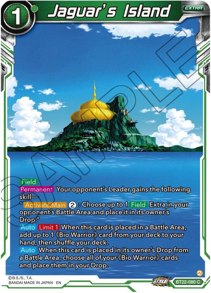 Jaguar's Island BT22-080 card from Critical Blow