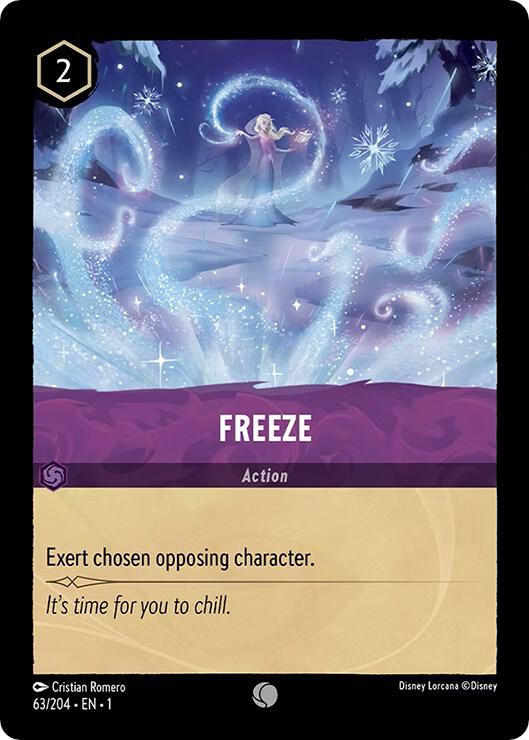 Freeze 63/204 card from The First Chapter