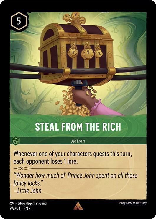 Steal From The Rich 97/204 card from The First Chapter