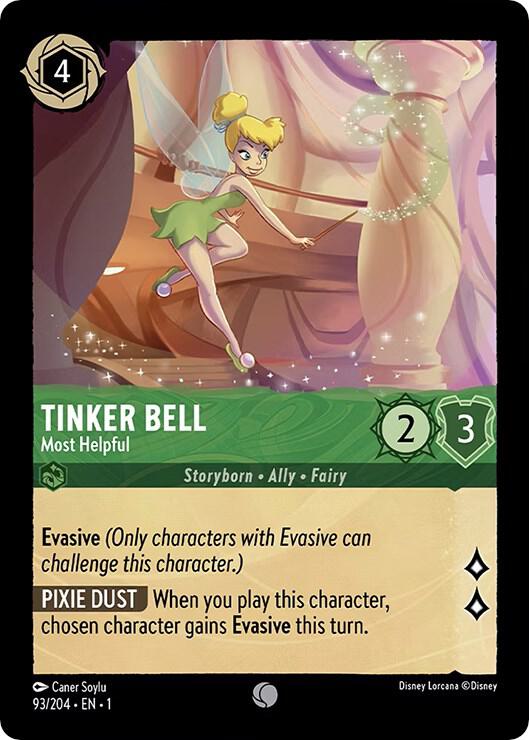 Tinker Bell - Most Helpful 93/204 card from The First Chapter