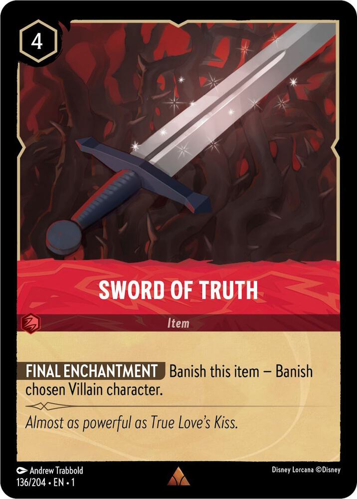 Sword of Truth 136/204 card from The First Chapter