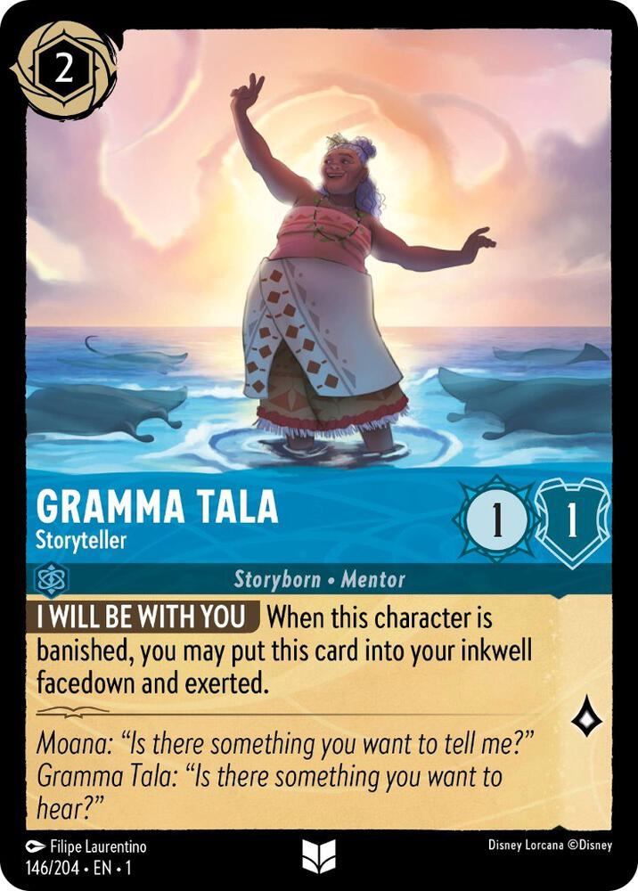 Gramma Tala - Storyteller 146/204 card from The First Chapter