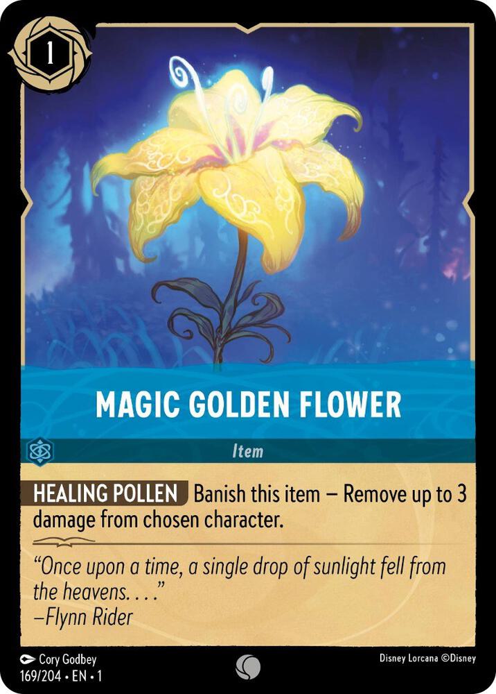 Magic Golden Flower 169/204 card from The First Chapter
