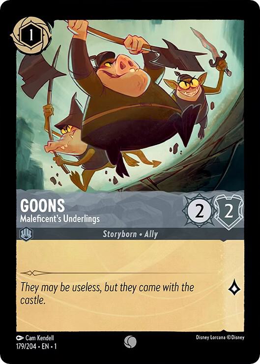 Goons - Maleficent's Underlings 179/204 card from The First Chapter