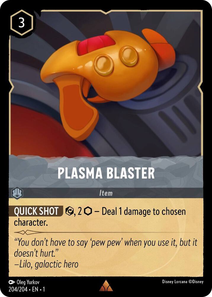 Plasma Blaster 204/204 card from The First Chapter