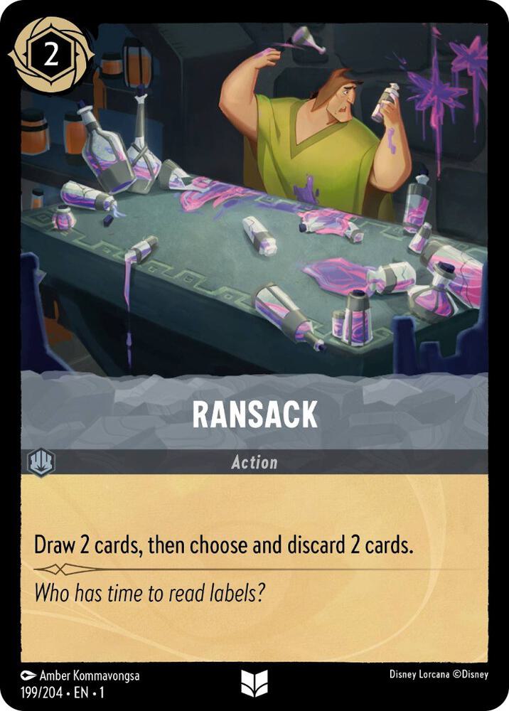 Ransack 199/204 card from The First Chapter