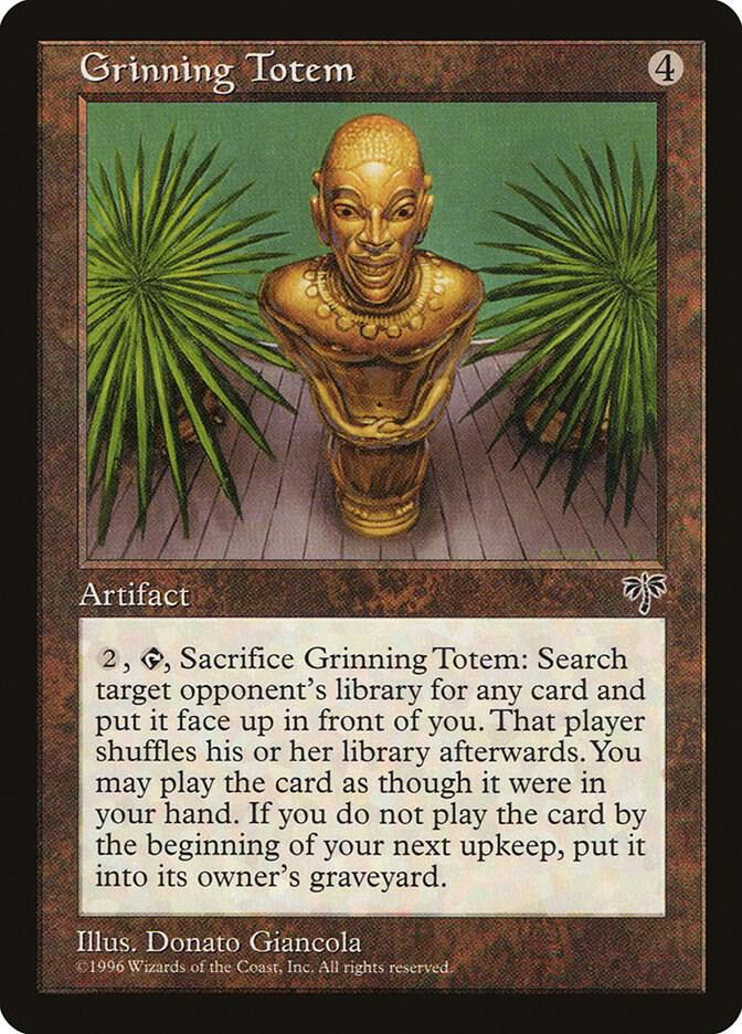 Grinning Totem card from Mirage