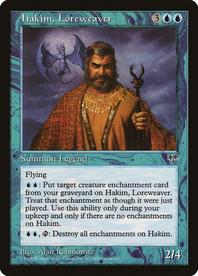 Hakim, Loreweaver card from Mirage