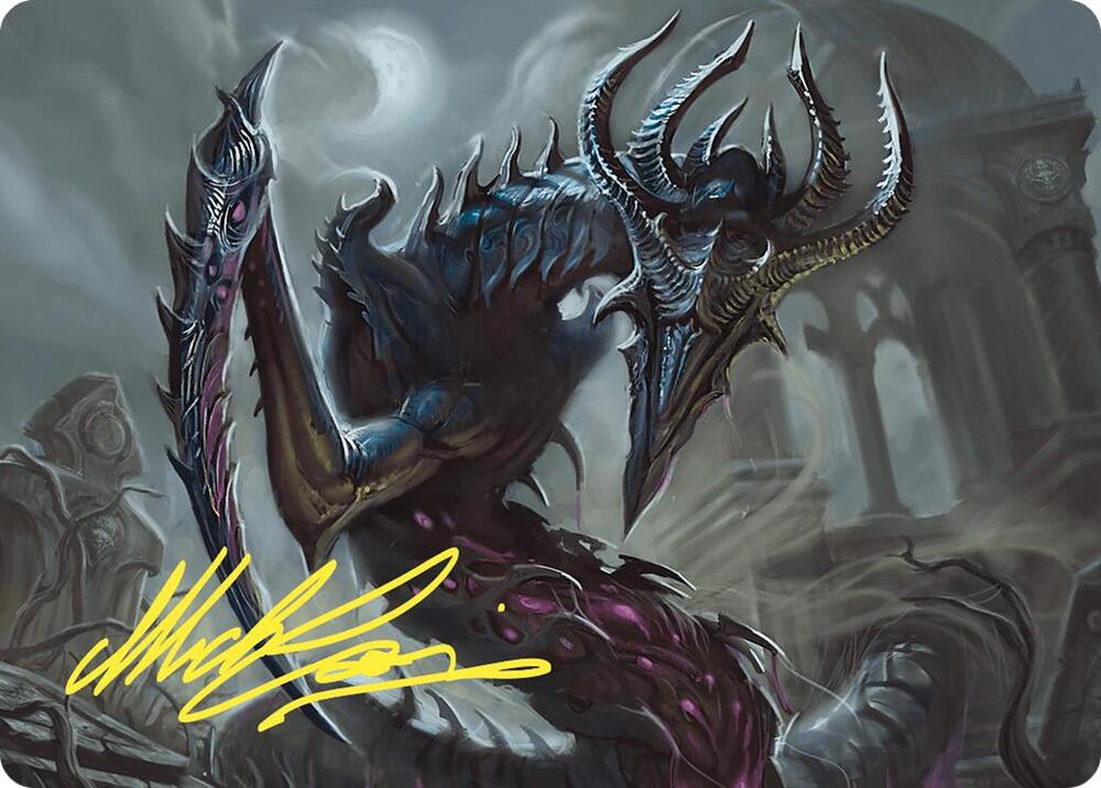 Crypt Sliver Art Card (Gold-Stamped Signature) 77 card from Art Series: Commander Masters