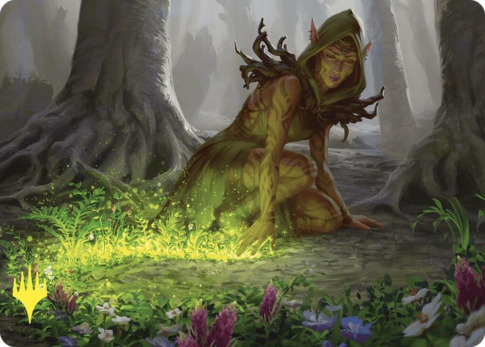 Skyshroud Claim Art Card (Gold-Stamped) 25 card from Art Series: Commander Masters