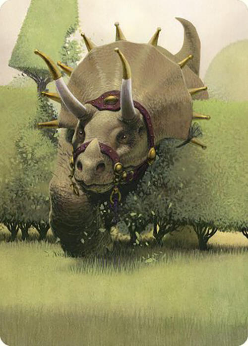 Regal Behemoth Art Card 43 card from Art Series: Commander Masters