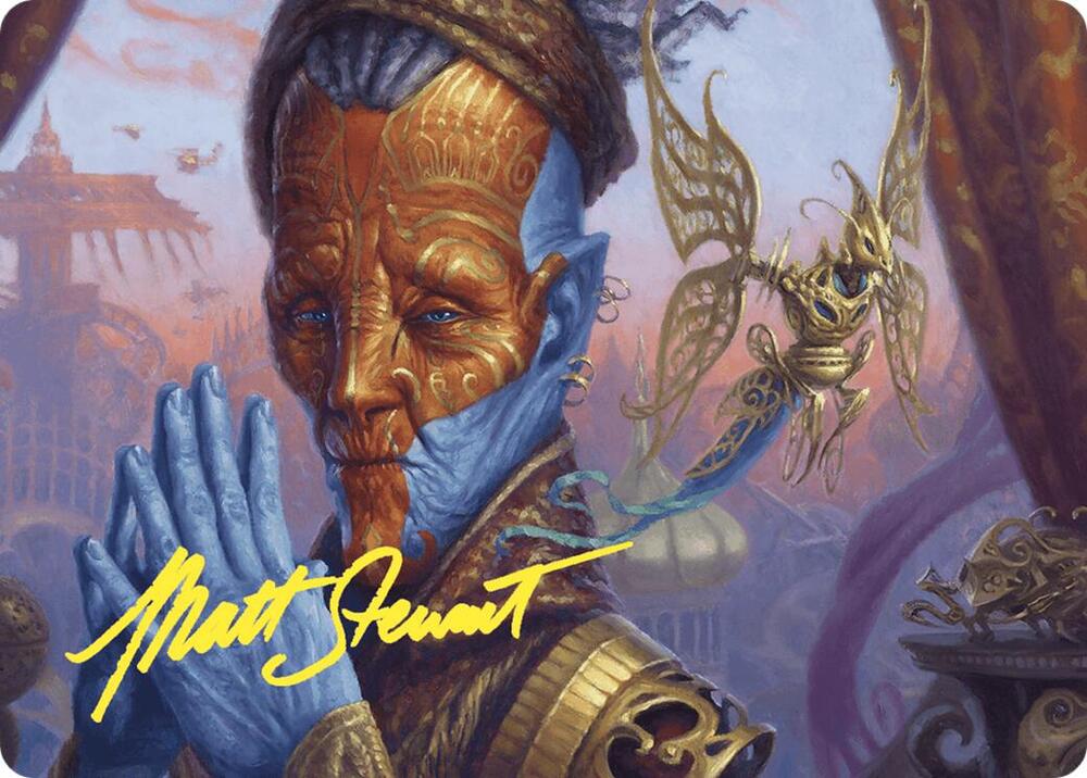 Padeem, Consul of Innovation Art Card (Gold-Stamped Signature) 8 card from Art Series: Commander Masters