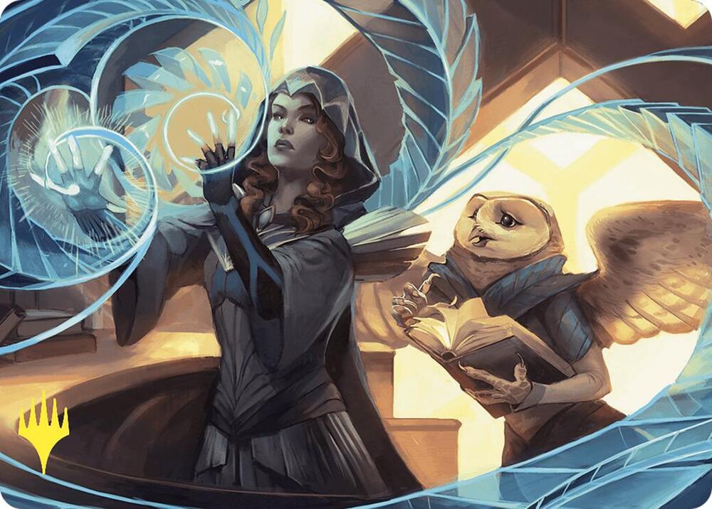 Personal Tutor Art Card (Gold-Stamped) 9 card from Art Series: Commander Masters