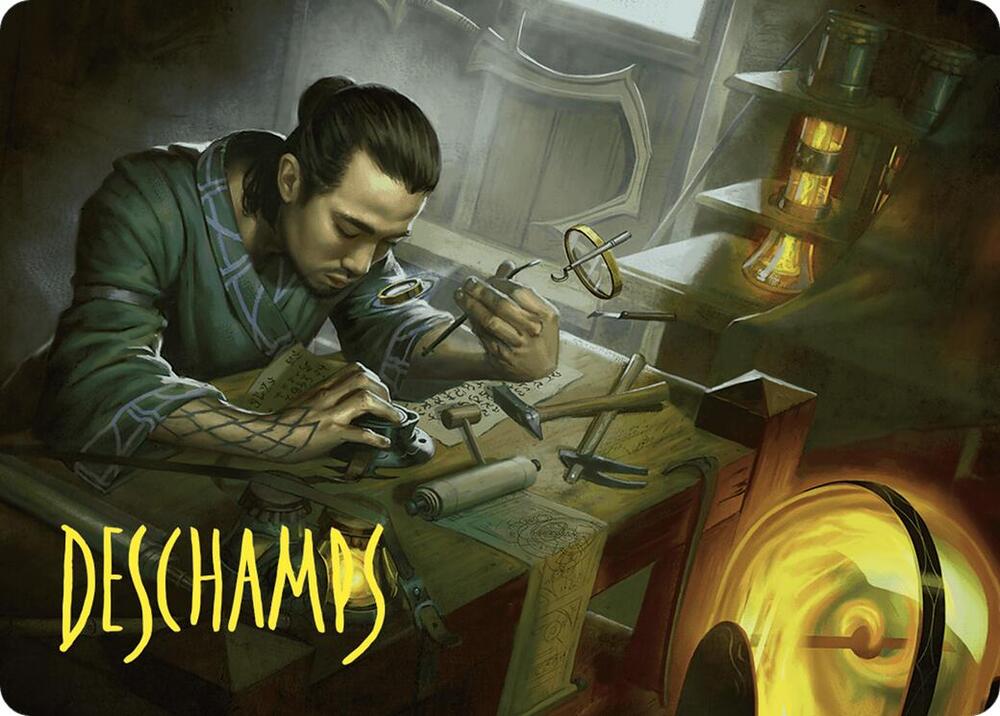 Renowned Weaponsmith Art Card (Gold-Stamped Signature) 10 card from Art Series: Commander Masters