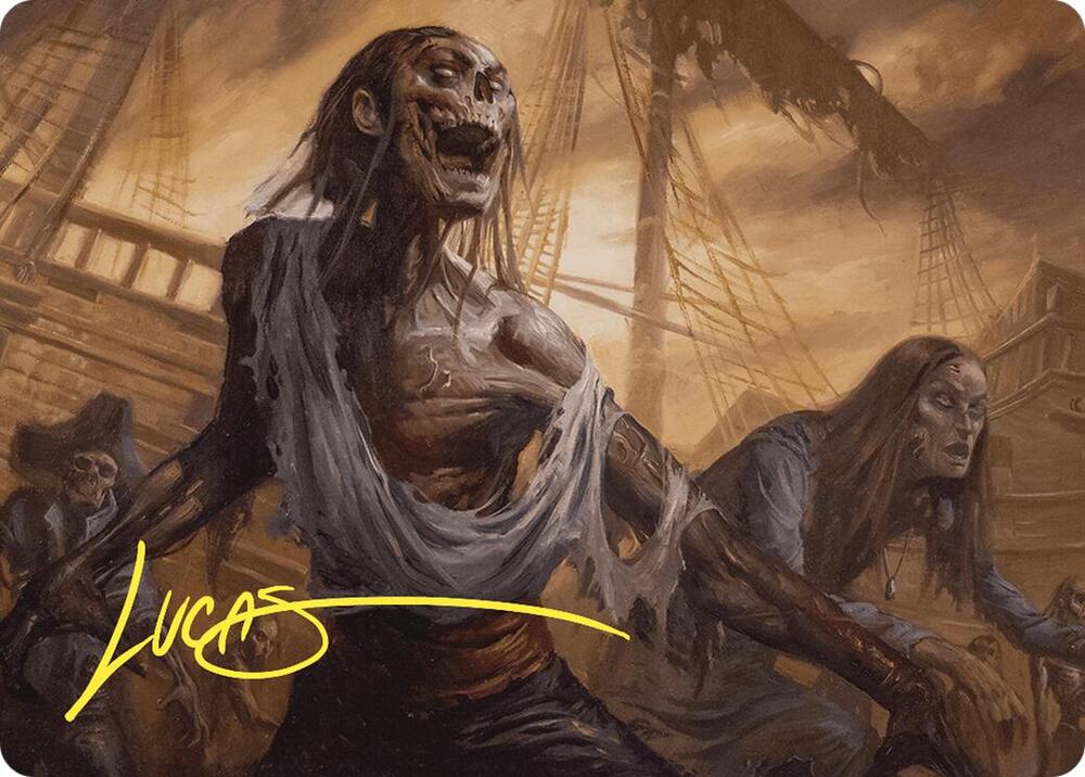 Rise from the Tides Art Card (Gold-Stamped Signature) 11 card from Art Series: Commander Masters