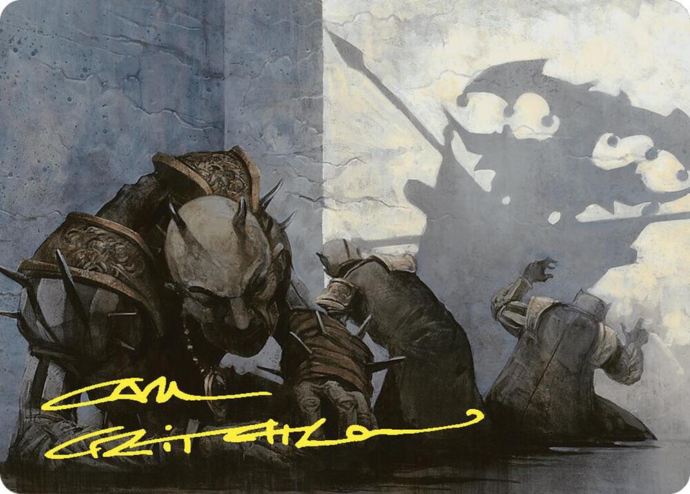 Decree of Pain Art Card (Gold-Stamped Signature) 14 card from Art Series: Commander Masters