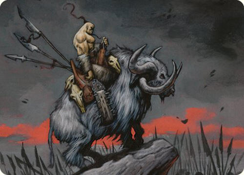 Godo, Bandit Warlord Art Card 22 card from Art Series: Commander Masters