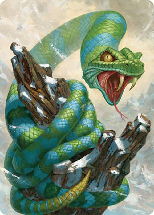 Ohran Frostfang Art Card 42 card from Art Series: Commander Masters