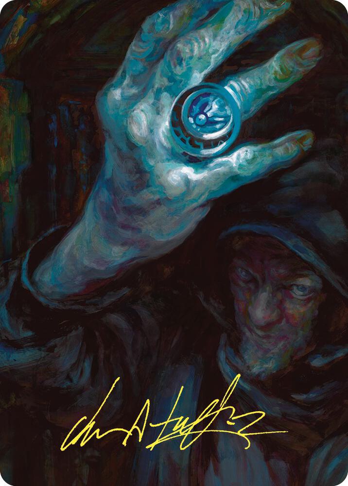 Arcane Signet Art Card (Gold-Stamped Signature) 44 card from Art Series: Commander Masters