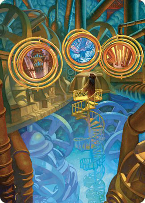 Extraplanar Lens Art Card 46 card from Art Series: Commander Masters