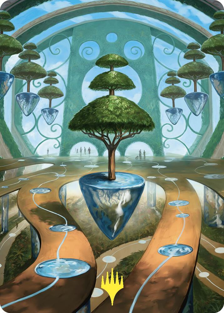 Rejuvenating Springs Art Card (Gold-Stamped) 48 card from Art Series: Commander Masters