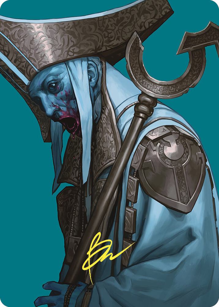 Mikaeus, the Unhallowed Art Card (Gold-Stamped Signature) 54 card from Art Series: Commander Masters