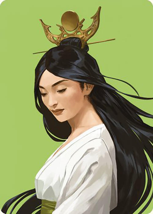 Azusa, Lost but Seeking Art Card 56 card from Art Series: Commander Masters