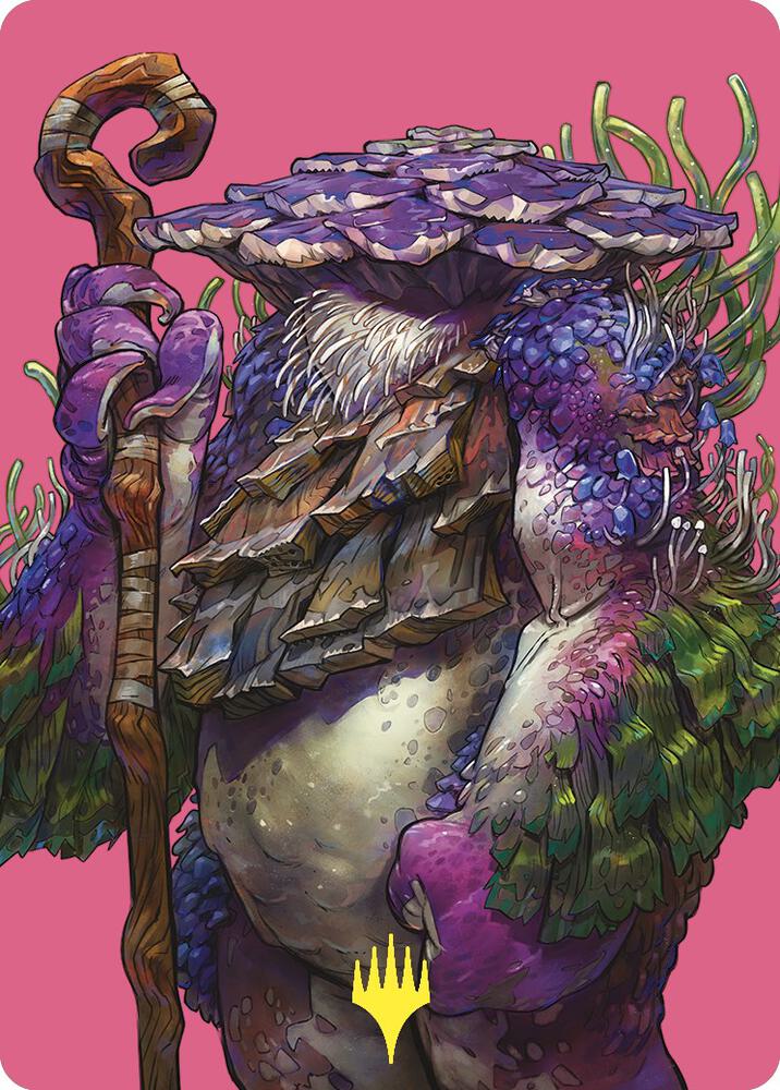 Slimefoot, the Stowaway Art Card (Gold-Stamped) 59 card from Art Series: Commander Masters