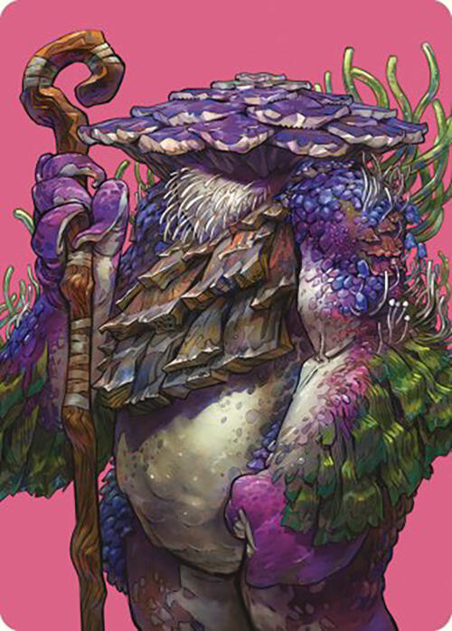 Slimefoot, the Stowaway Art Card 59 card from Art Series: Commander Masters