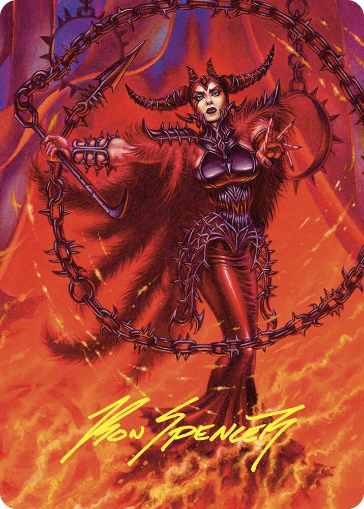 Deadly Rollick Art Card (Gold-Stamped Signature) 63 card from Art Series: Commander Masters