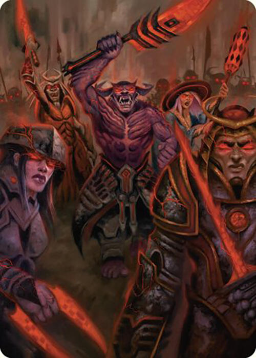 Insurrection Art Card 67 card from Art Series: Commander Masters