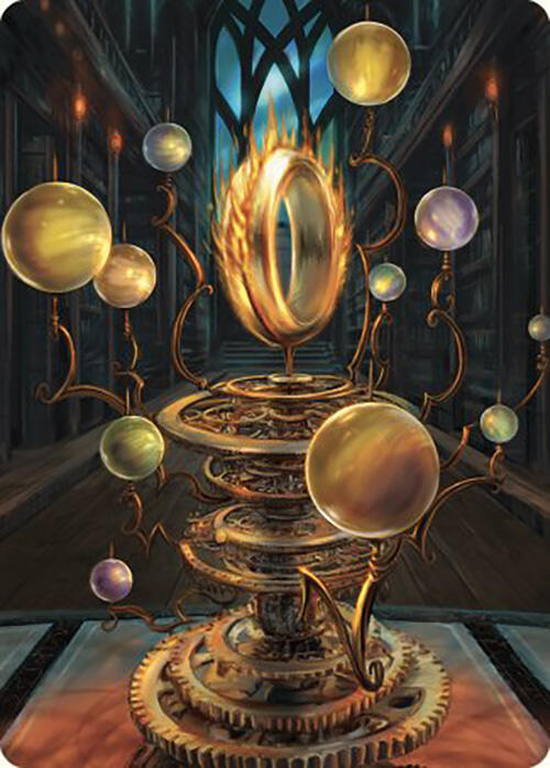 Sol Ring Art Card 70 card from Art Series: Commander Masters