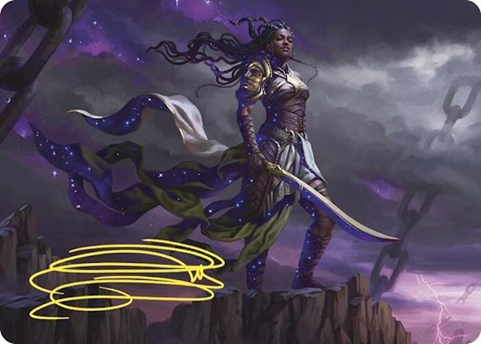 Anikthea, Hand of Erebos Art Card (Gold-Stamped Signature) 72 card from Art Series: Commander Masters