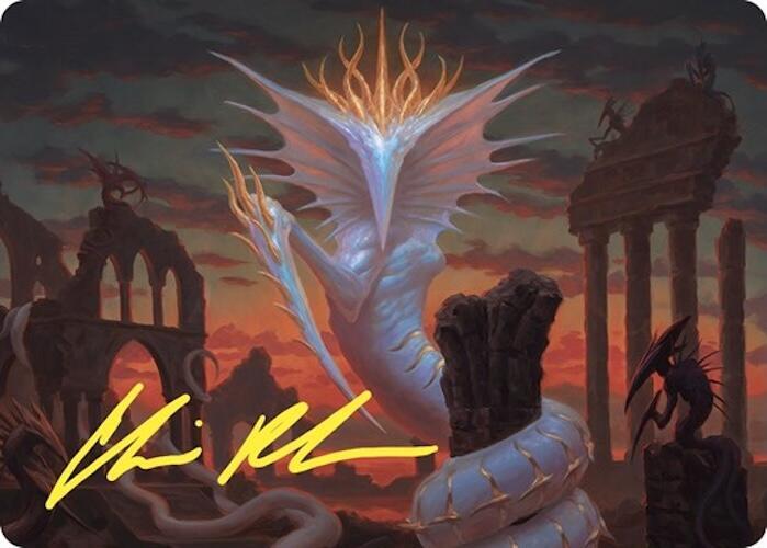 Sliver Gravemother Art Card (Gold-Stamped Signature) 73 card from Art Series: Commander Masters