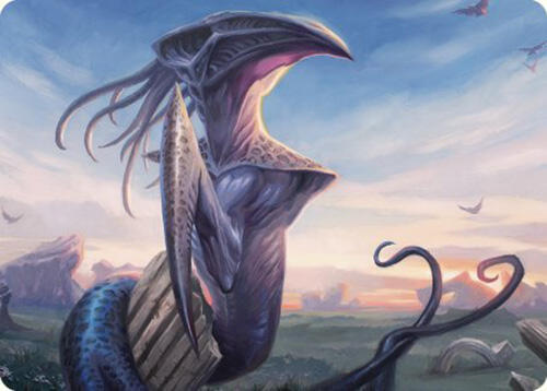 Sentinel Sliver Art Card 76 card from Art Series: Commander Masters