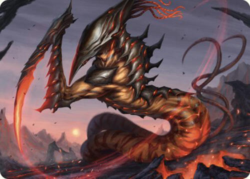 Blade Sliver Art Card 78 card from Art Series: Commander Masters