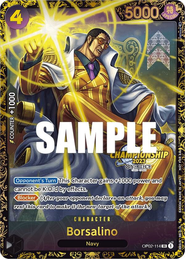 Borsalino (Championship 2023) OP02-114 card from One Piece Promotion Cards