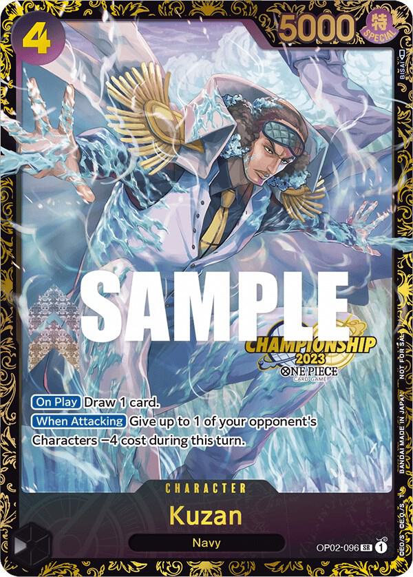 Kuzan (Championship 2023) OP02-096 card from One Piece Promotion Cards