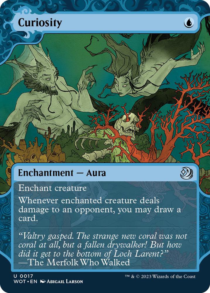 Curiosity 17 card from Wilds of Eldraine: Enchanting Tales