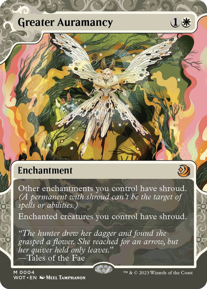 Greater Auramancy 4 card from Wilds of Eldraine: Enchanting Tales