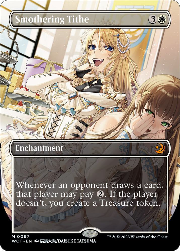 Smothering Tithe (Anime Borderless) 67 card from Wilds of Eldraine: Enchanting Tales