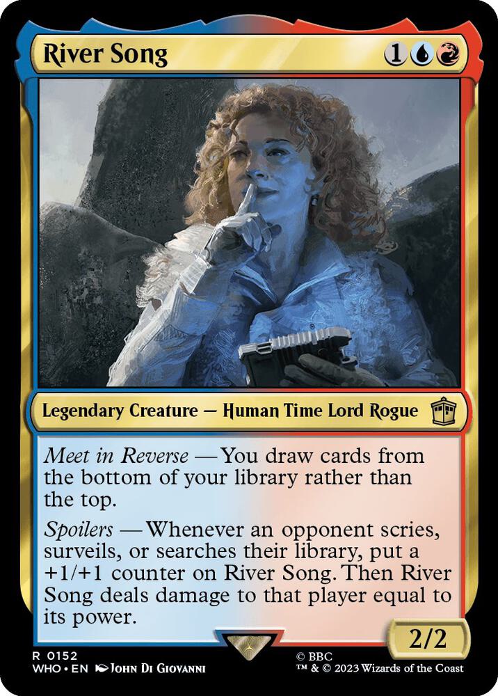 River Song 152 card from Universes Beyond: Doctor Who