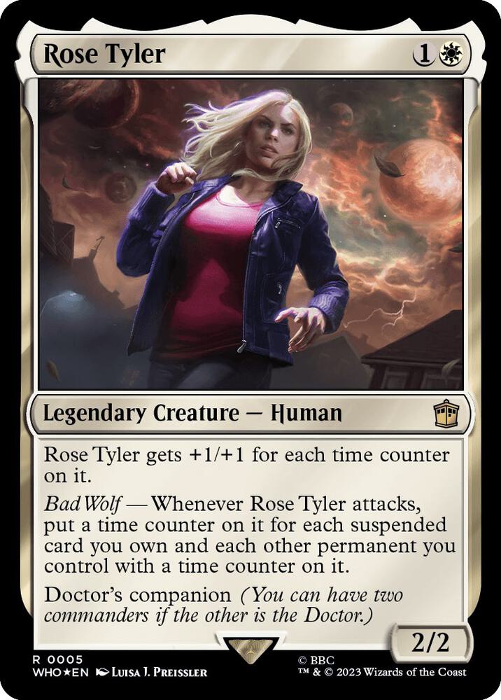 Rose Tyler 5 card from Universes Beyond: Doctor Who