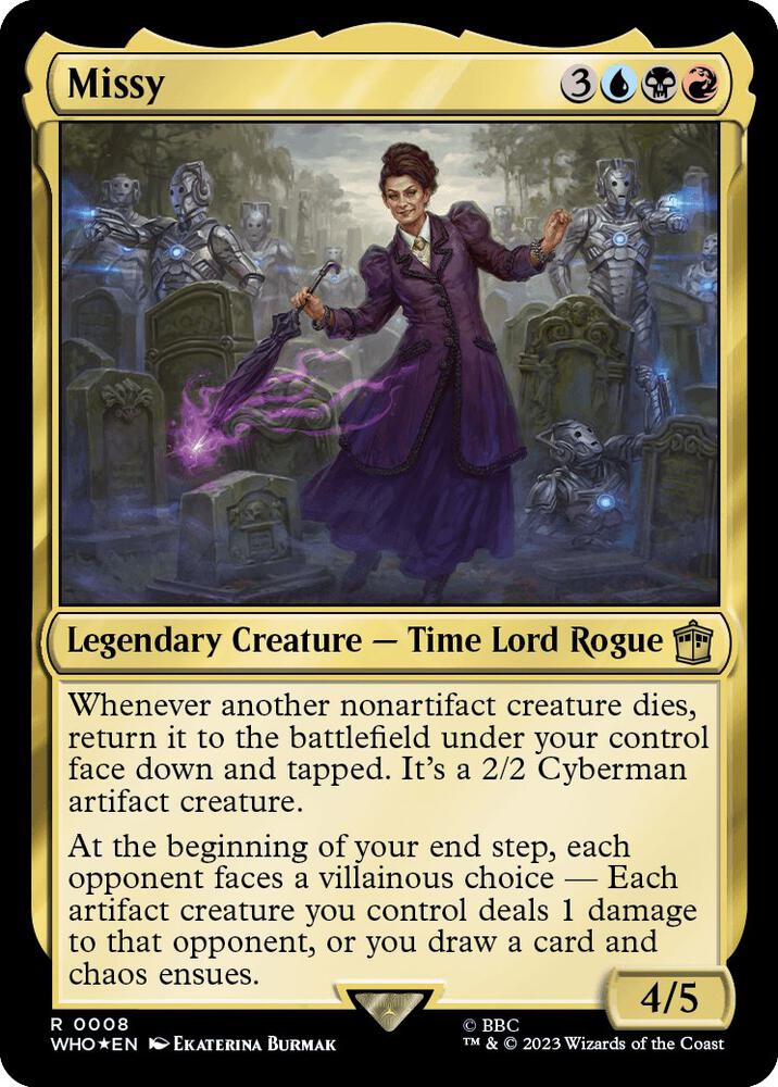 Missy 8 card from Universes Beyond: Doctor Who