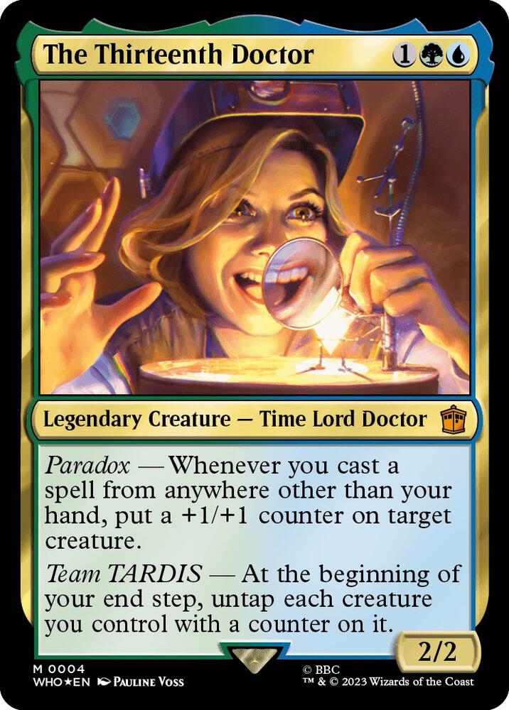 The Thirteenth Doctor 4 card from Universes Beyond: Doctor Who