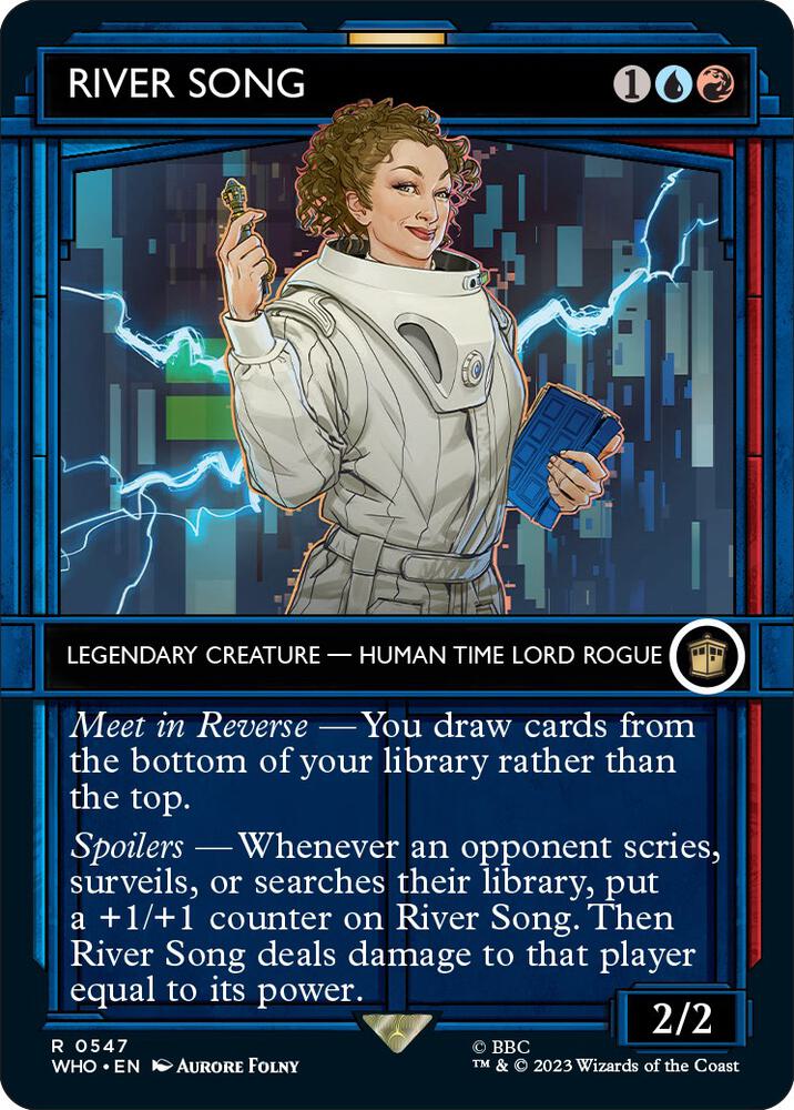 River Song (Showcase) 547 card from Universes Beyond: Doctor Who
