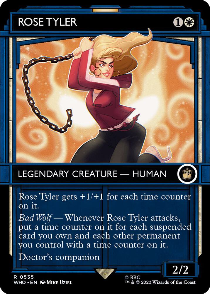 Rose Tyler (Showcase) 535 card from Universes Beyond: Doctor Who