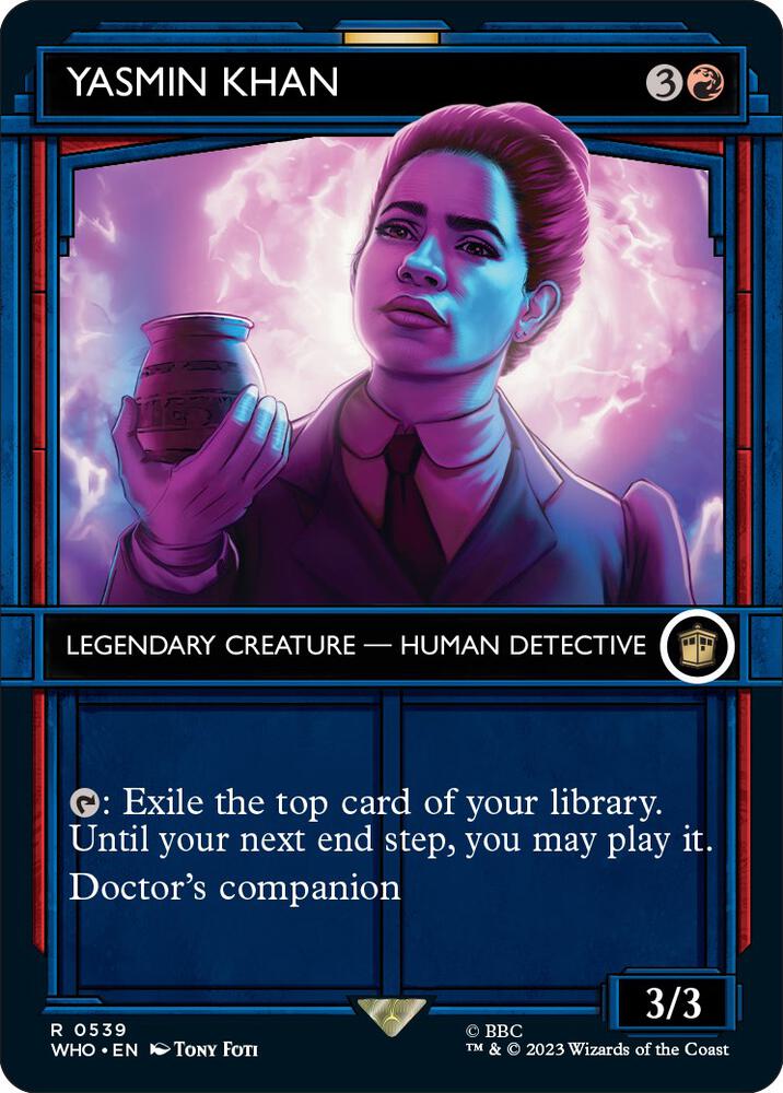Yasmin Khan (Showcase) 539 card from Universes Beyond: Doctor Who