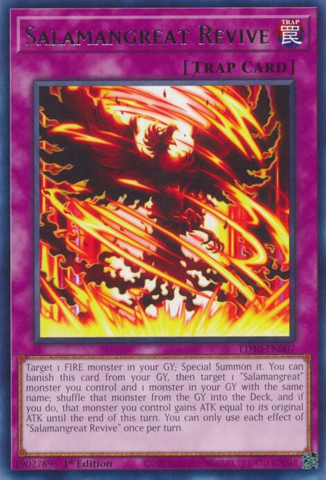 Salamangreat Revive LD10-EN007 card from Legendary Duelists: Soulburning Volcano